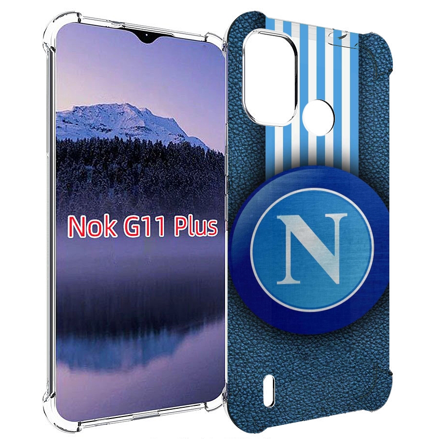 

Чехол MyPads фк наполи мужской для Nokia G11 Plus, Прозрачный, Tocco