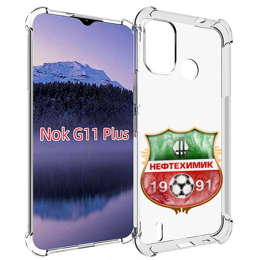 

Чехол MyPads фк нефтехимик нижнекамск для Nokia G11 Plus, Прозрачный, Tocco