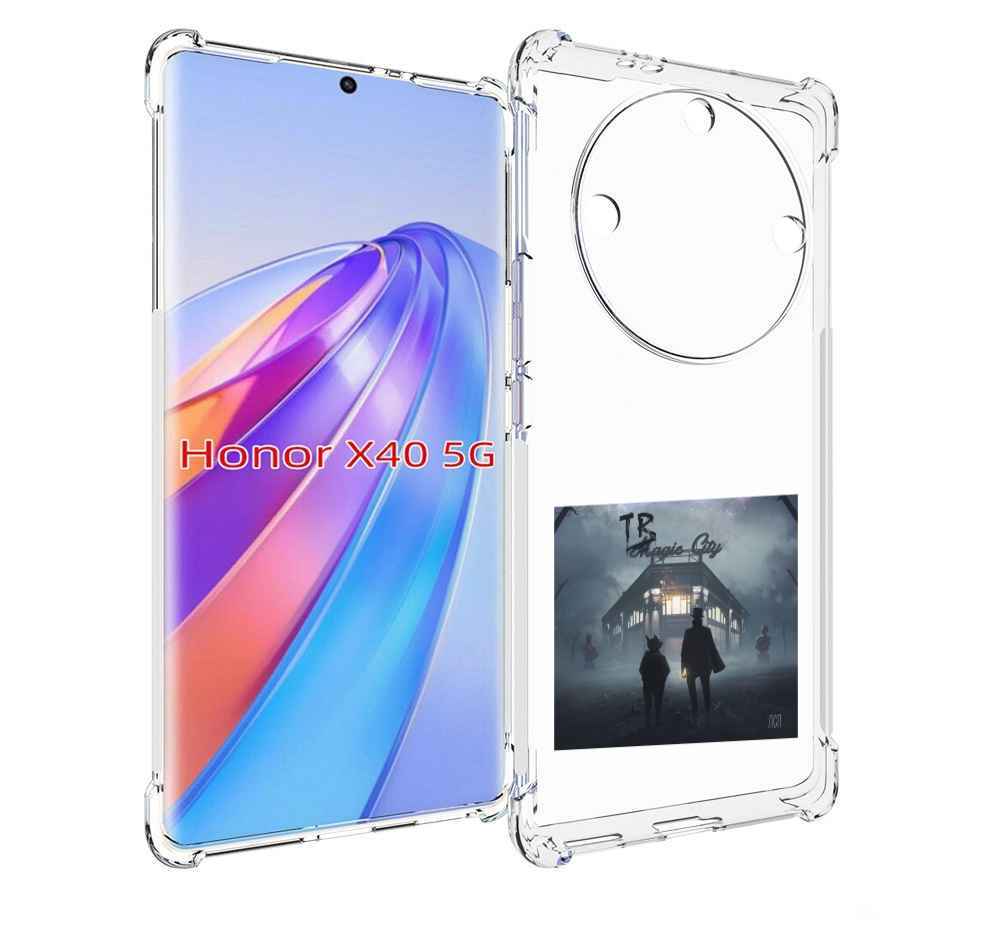 

Чехол MyPads Tragic City ЛСП для Honor X40, Прозрачный, Tocco