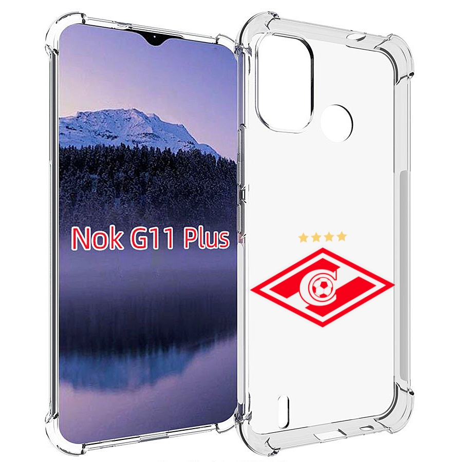 

Чехол MyPads фк спартак 1 для Nokia G11 Plus, Прозрачный, Tocco