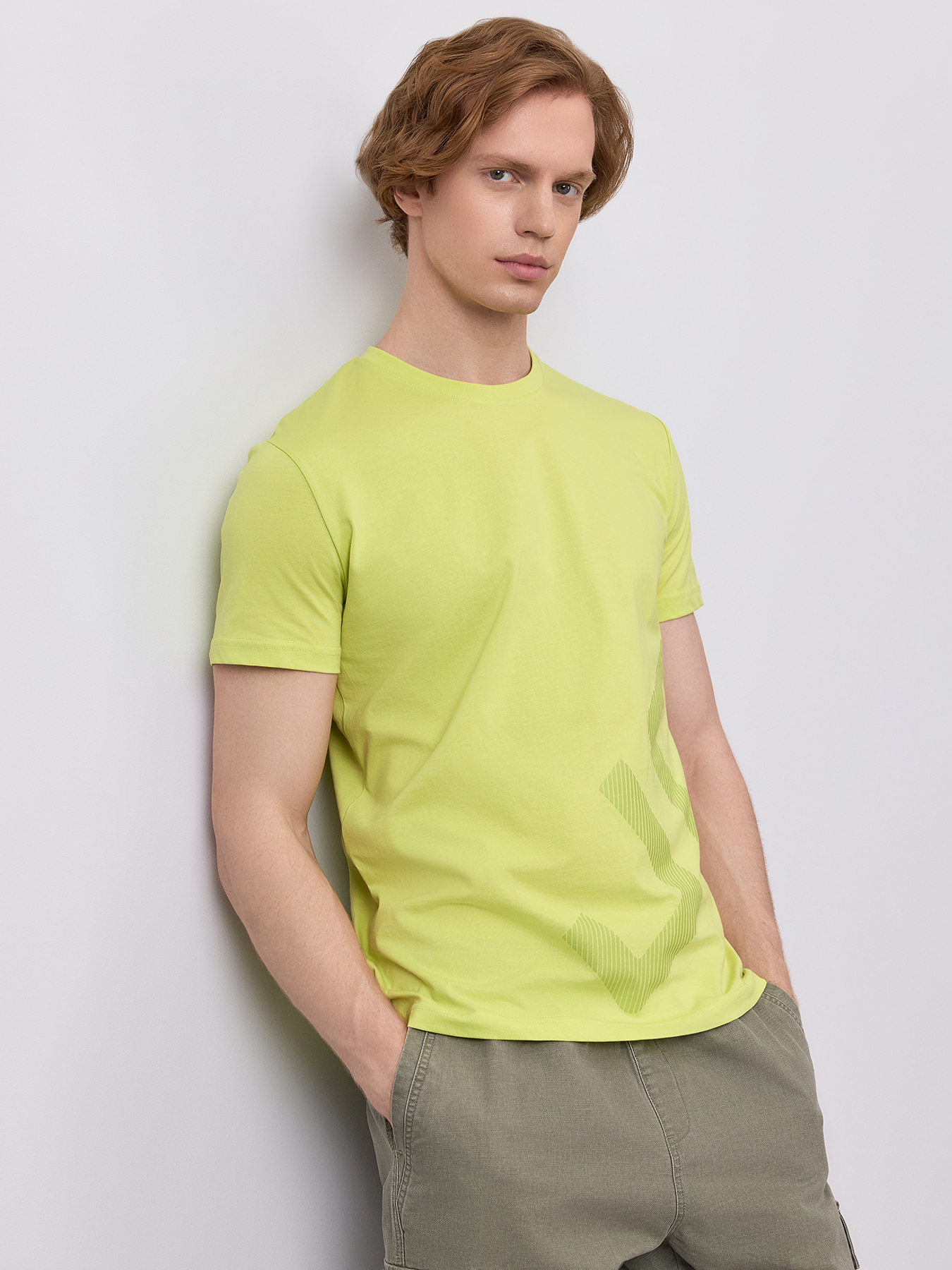 

Футболка мужская Just Clothes 000000453 зеленая 54 RU, Зеленый, 000000453
