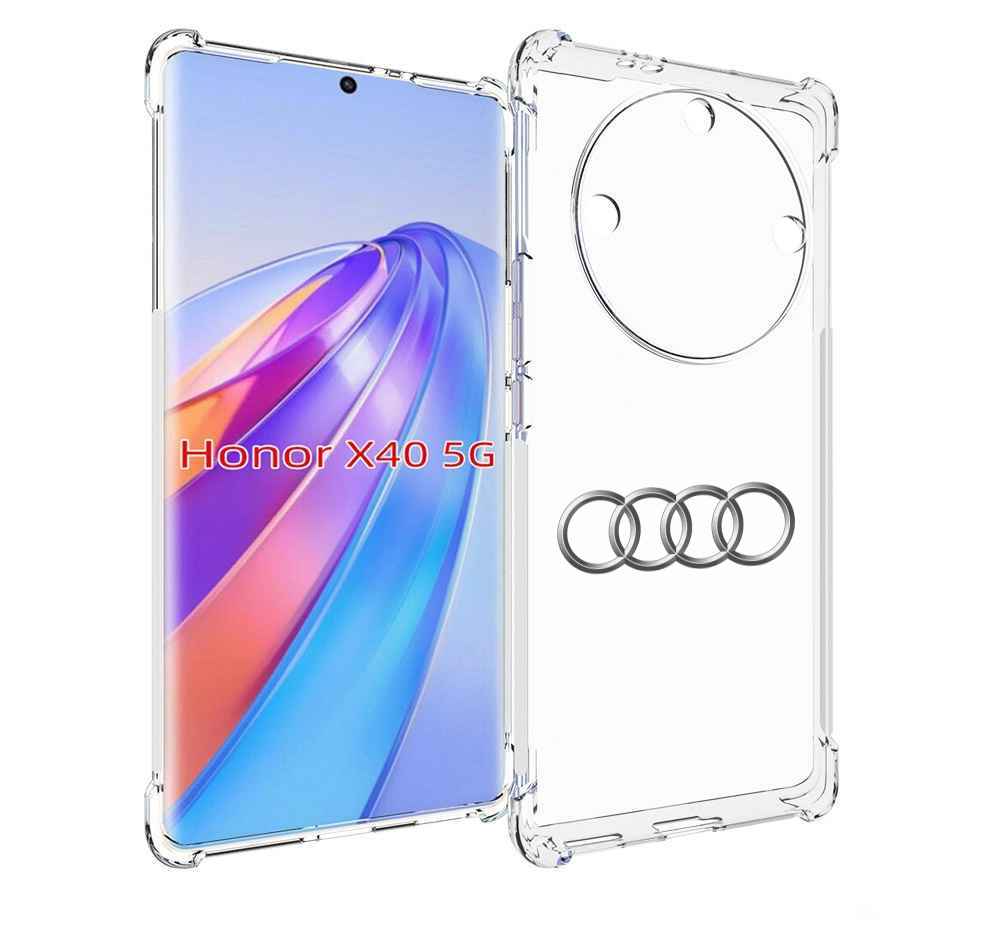 

Чехол MyPads audi-7 мужской для Honor X40, Прозрачный, Tocco