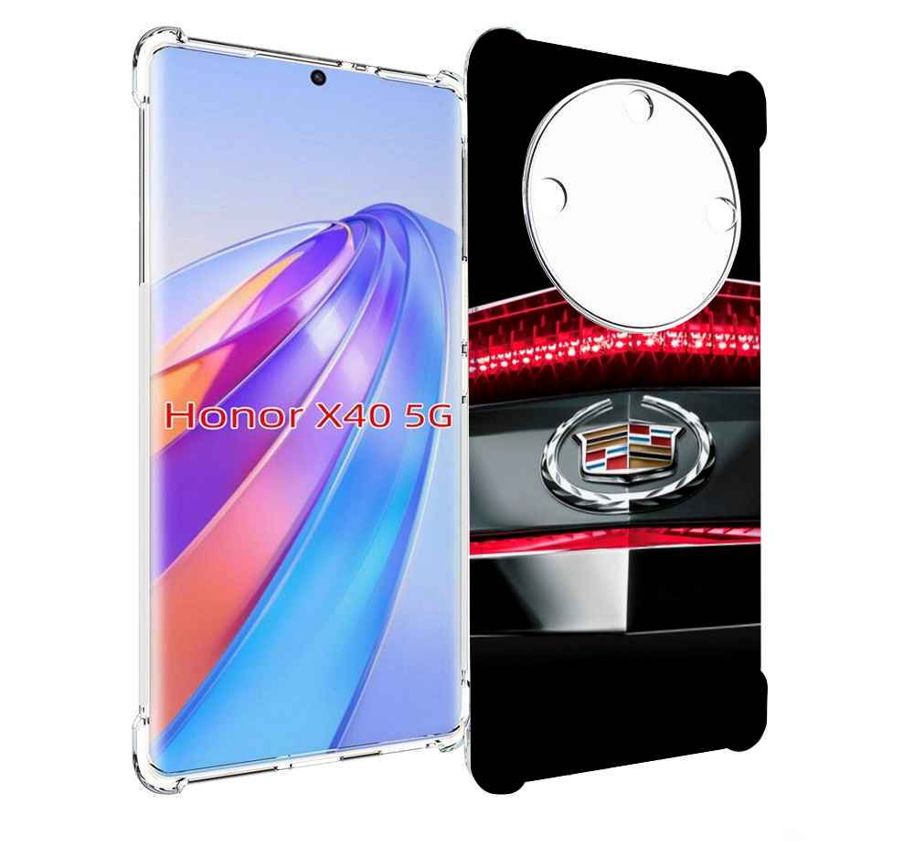 

Чехол MyPads cadillac-1 мусжкой для Honor X40, Прозрачный, Tocco