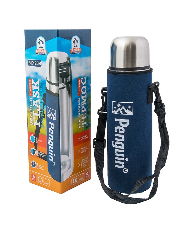 

Термос Penguin ВК-20В 1L синий, ВК-20В