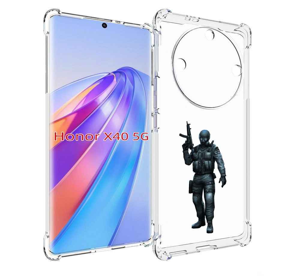 

Чехол MyPads crossfire для Honor X40, Прозрачный, Tocco