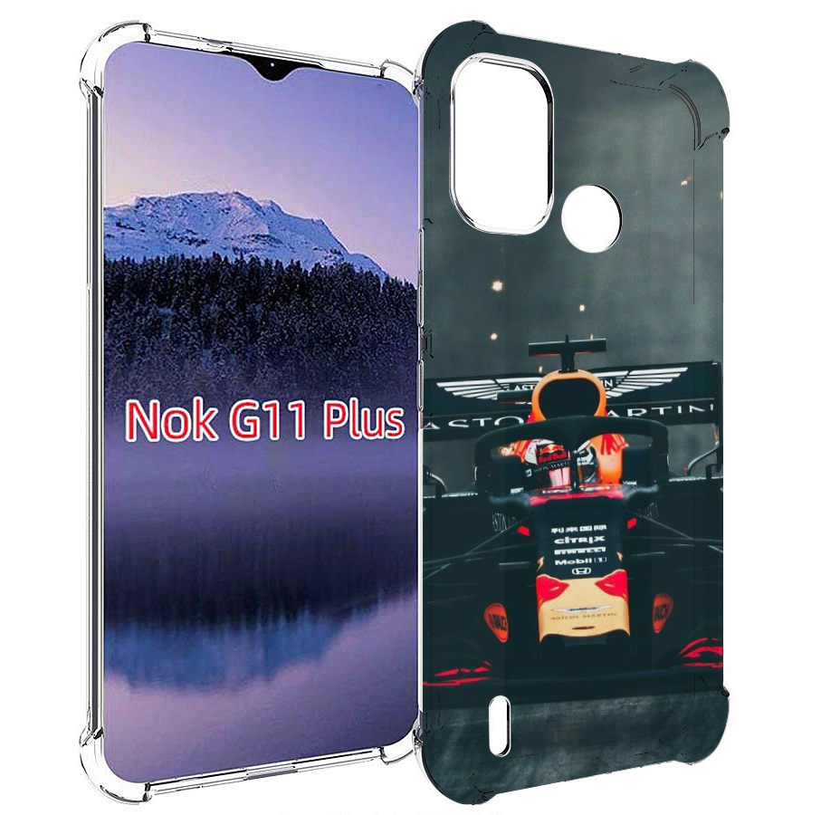 

Чехол MyPads формула 1 астон мартин для Nokia G11 Plus, Прозрачный, Tocco