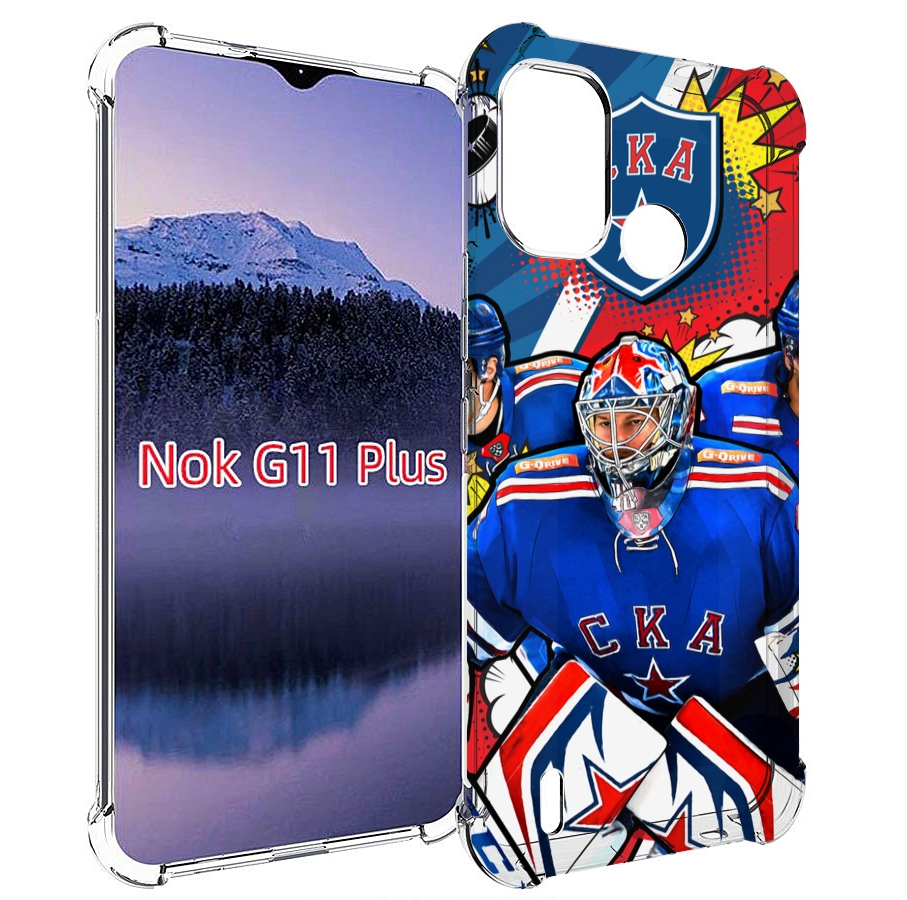 

Чехол MyPads хк ска спб мужской для Nokia G11 Plus, Прозрачный, Tocco
