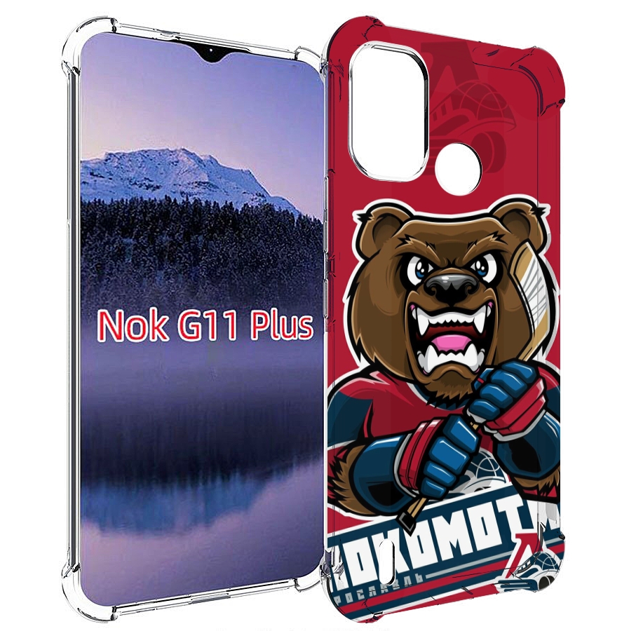 

Чехол MyPads хоккеи локомотив ярославь мужской для Nokia G11 Plus, Прозрачный, Tocco
