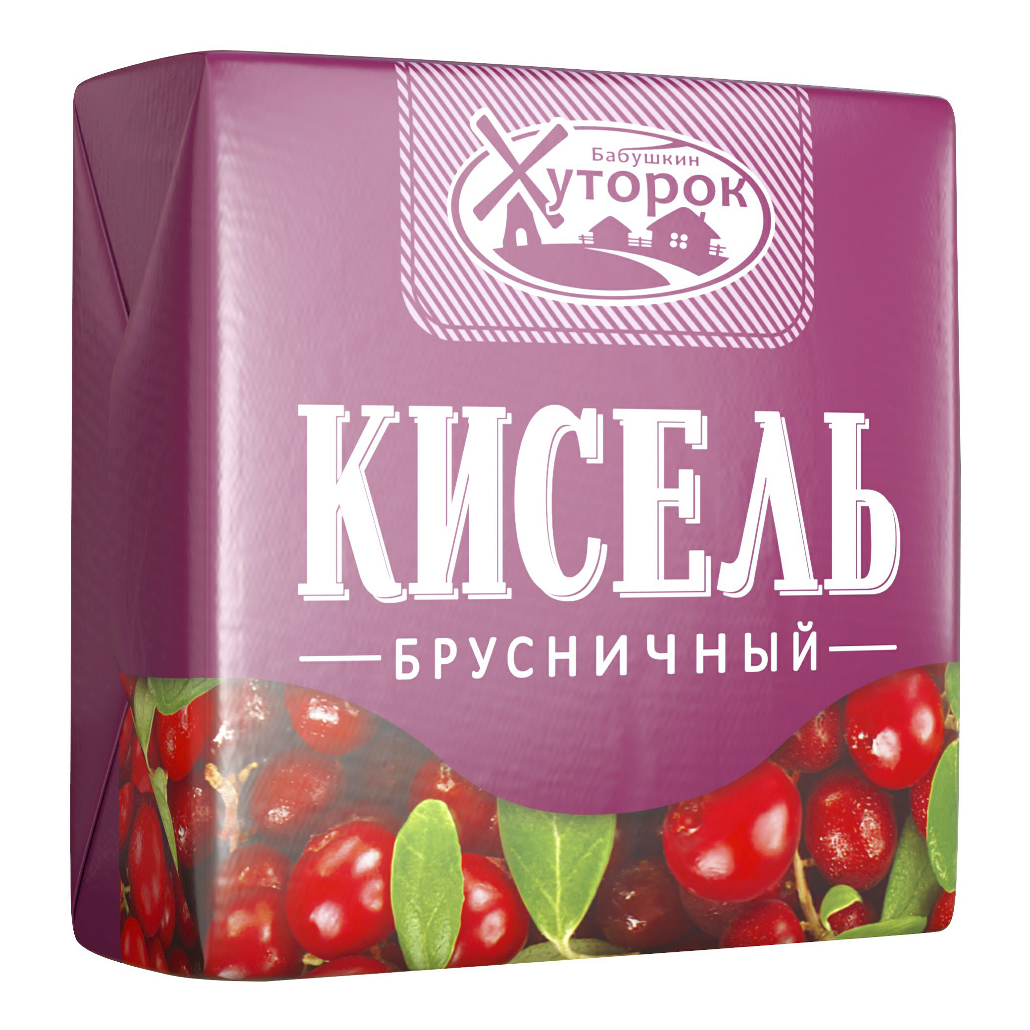 

Кисель Бабушкин Хуторок брикет Брусника 180 г