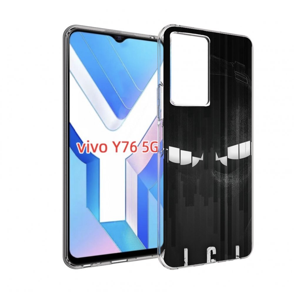 

Чехол MyPads глаза-в-ночи для Vivo Y76 5G, Прозрачный, Tocco