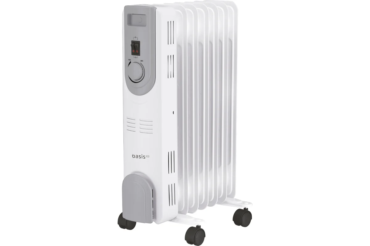 

Масляный радиатор Oasis Р0000152948 белый; серый, Р0000152948