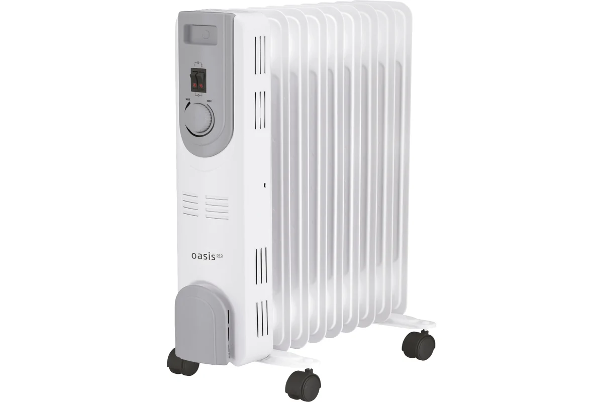 

Масляный радиатор Oasis Р0000152950 белый; серый, Р0000152950