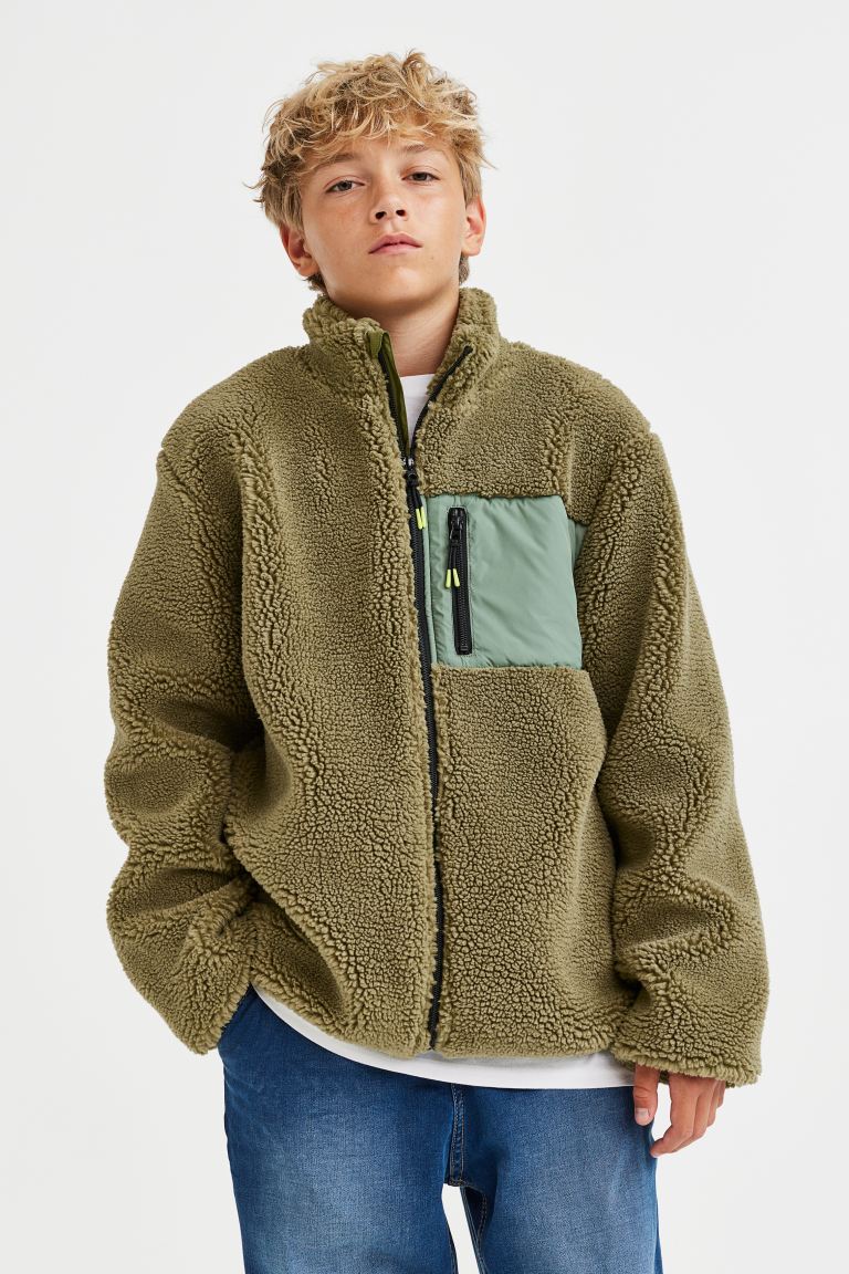 Куртка детская H&M 1088149, цвет оливковый, размер 134 (доставка из-за рубежа)