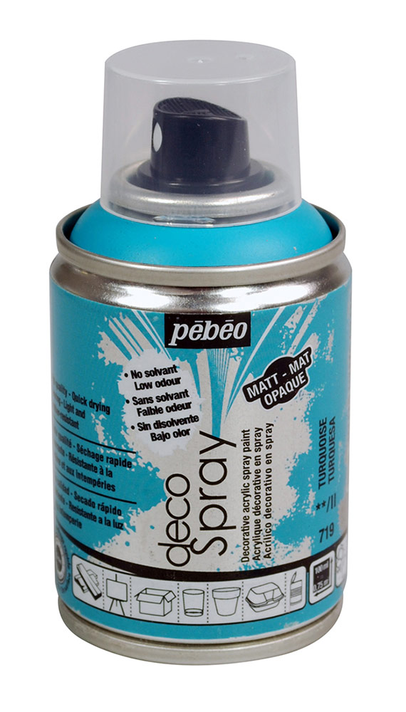 Pebeo decoSpray, (аэрозоль), 100 мл, бирюзовый