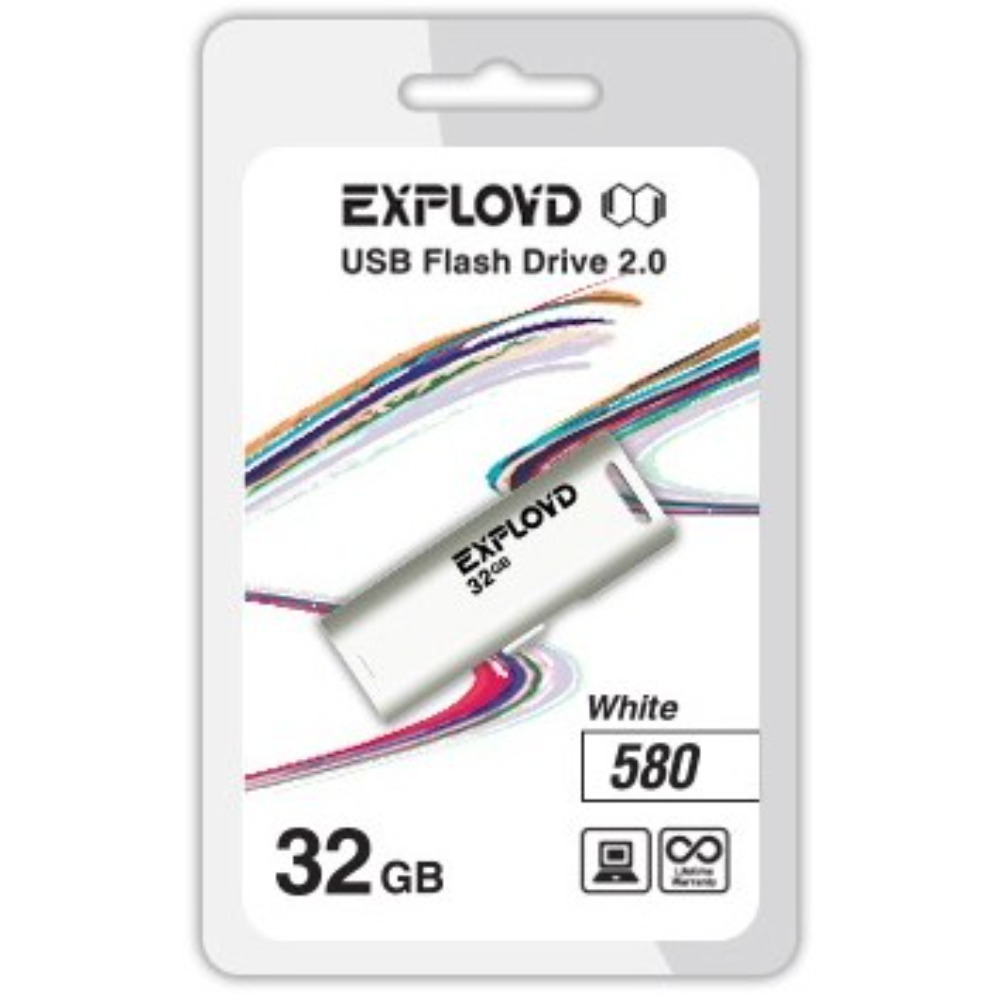 фото Карта памяти exployd usb 32гб ex-32gb-580 (ex-32gb-580 white)