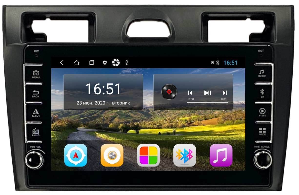 Штатная автомагнитола Zenith Ford Fiesta Форд Фиеста 2002-2008 Android 12 464GB c 3249200₽