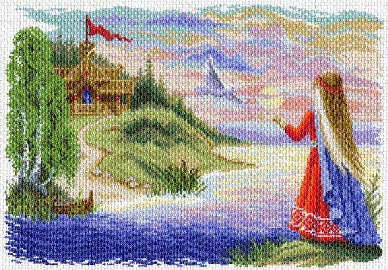 

Рисунок на ткани «Весточка»
