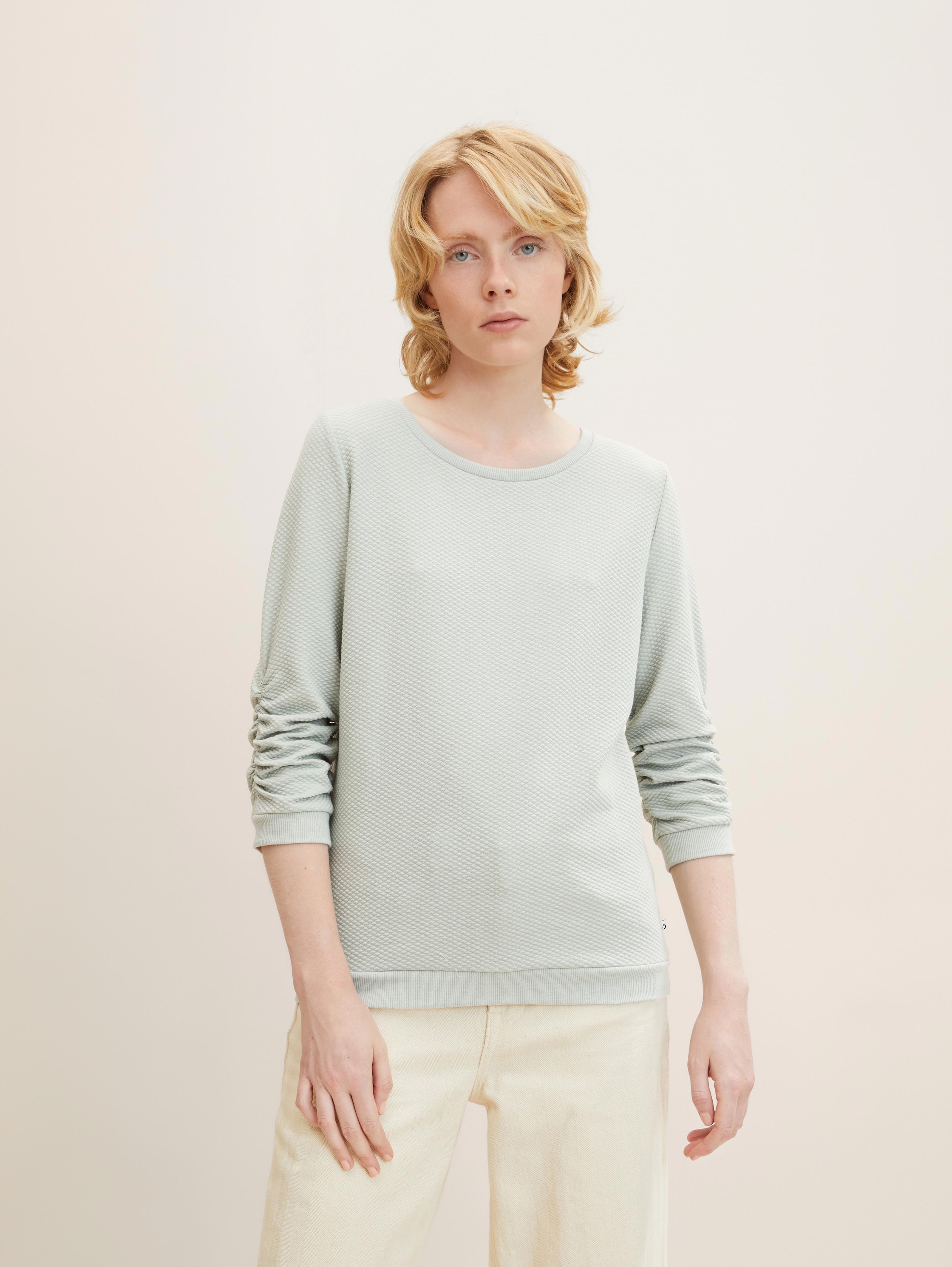 

Свитшот женский Tom Tailor Denim 1034514 зеленый XS, 1034514