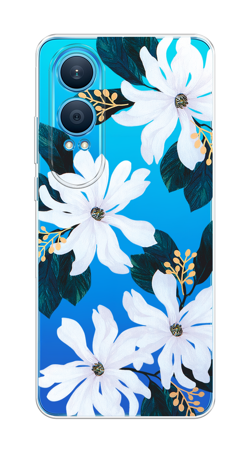 

Чехол на OnePlus Nord CE4 Lite 5G "Delilah Flower", Зеленый;белый, 155050-1