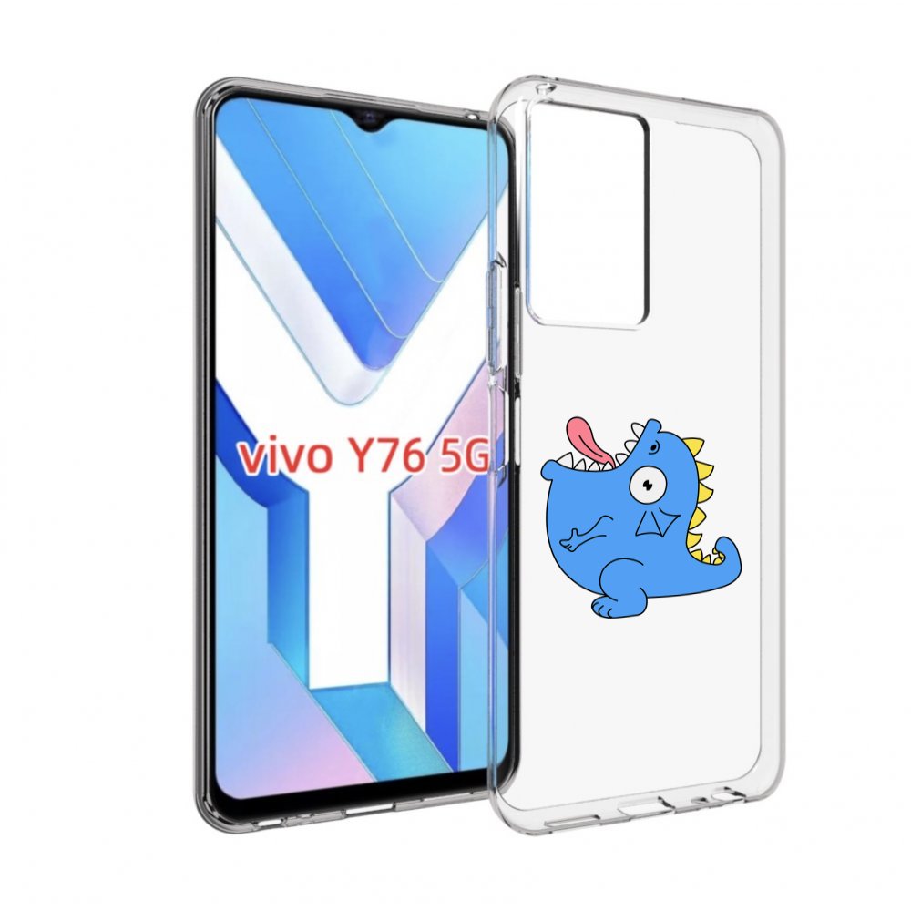 

Чехол MyPads голубая-рыбка для Vivo Y76 5G, Прозрачный, Tocco