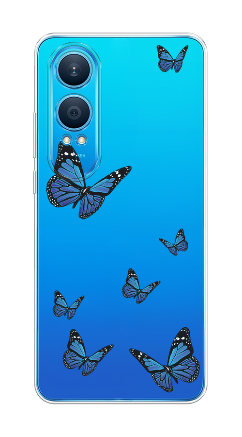

Чехол на OnePlus Nord CE4 Lite 5G "Blue butterflies", Синий;черный, 155050-1