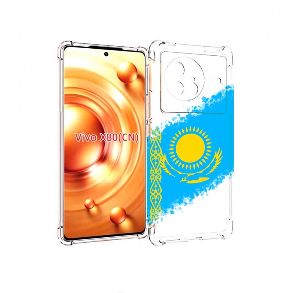 

Чехол Mypads Флаг Казахстана Для Vivo X80, Прозрачный, Tocco