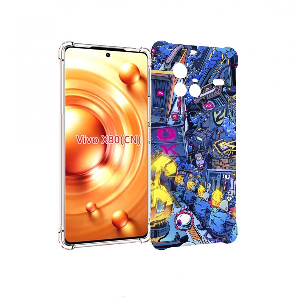 

Чехол Mypads Футуристичная Картинка Для Vivo X80, Прозрачный, Tocco