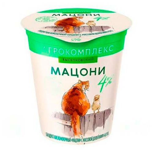 

Мацони Агрокомплекс 4% БЗМЖ 300 г