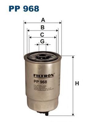 

Фильтр топливный Filtron PP968