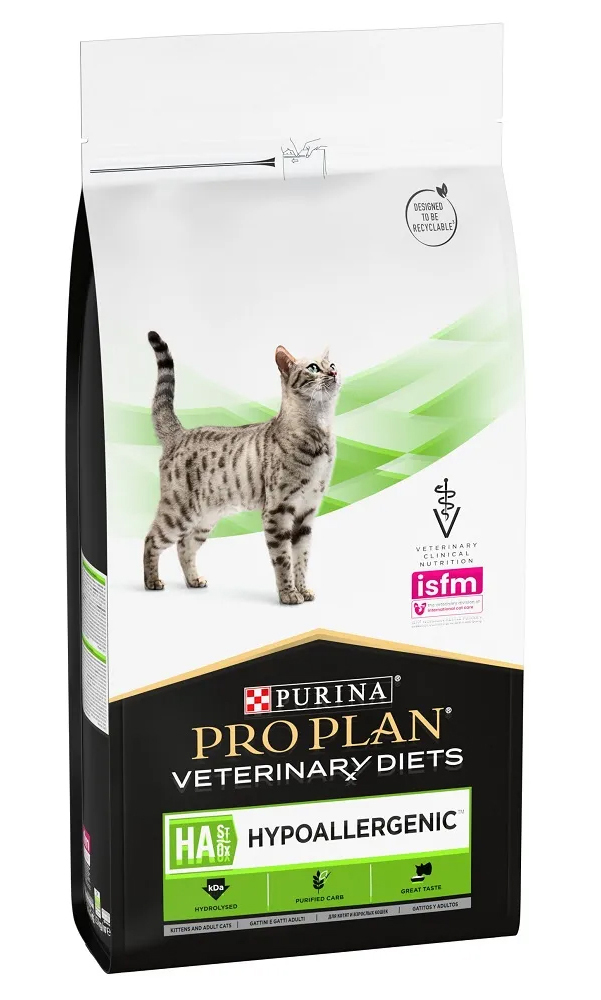 фото Сухой корм для кошек purina pro plan veterinary diets ha, 1,3кг