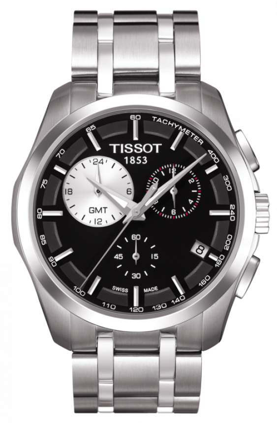 

Наручные часы Tissot Couturier Gmt T035.439.11.051.00, T0354391105100