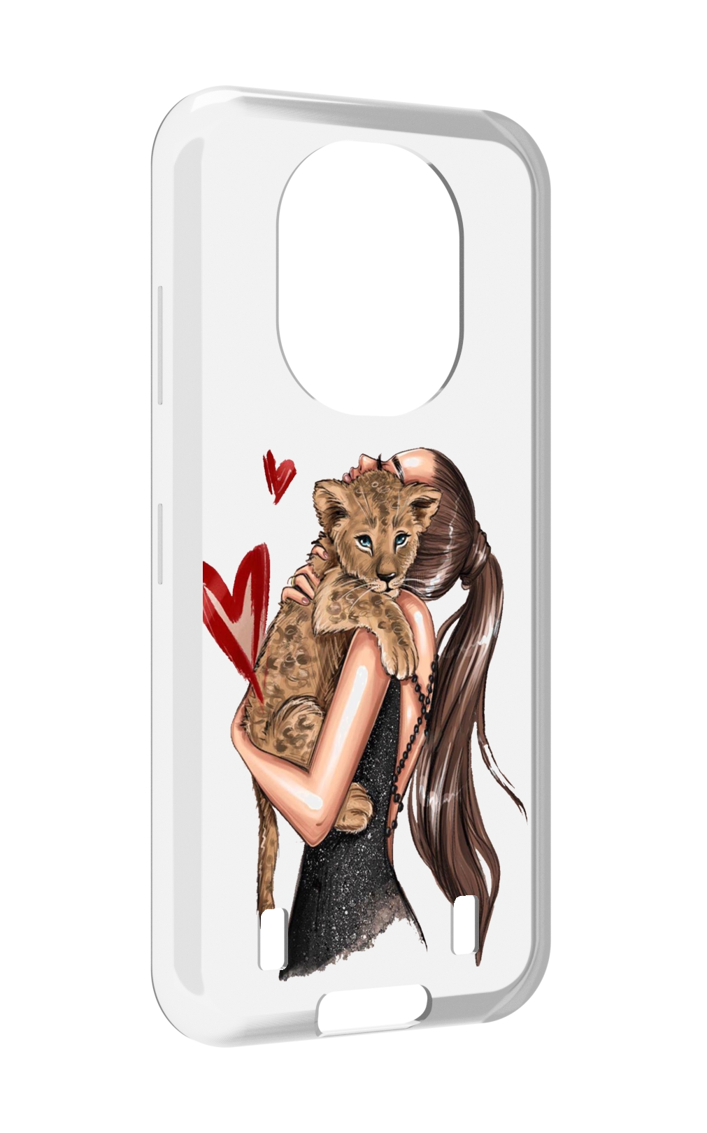 

Чехол MyPads Кошачья-любовь для Oukitel WP16, Прозрачный, Tocco