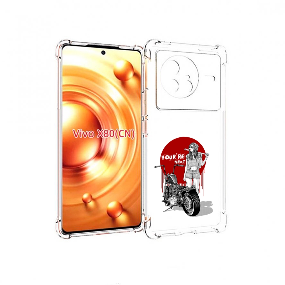 Чехол Mypads Девушка С Мотоциклом Для Vivo X80