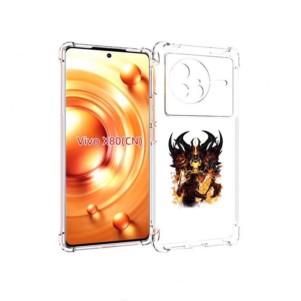 

Чехол Mypads Демон Shadow Fiend Для Vivo X80, Прозрачный, Tocco