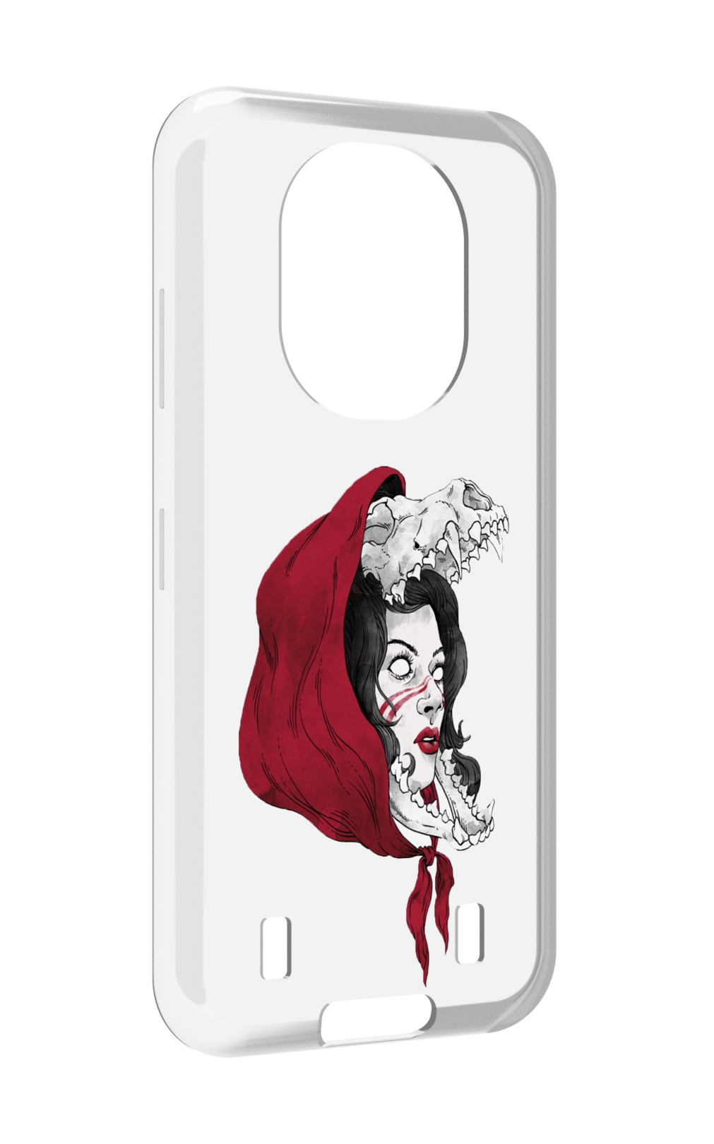 

Чехол MyPads Красная шапочка и волк женский для Oukitel WP16, Прозрачный, Tocco