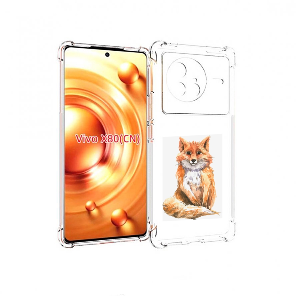 

Чехол Mypads Детская Лиса Для Vivo X80, Прозрачный, Tocco