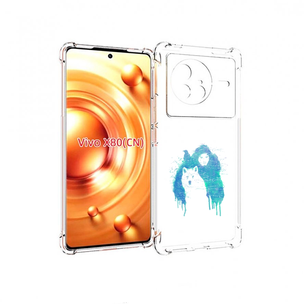 

Чехол Mypads Джон Сноу Для Vivo X80, Прозрачный, Tocco
