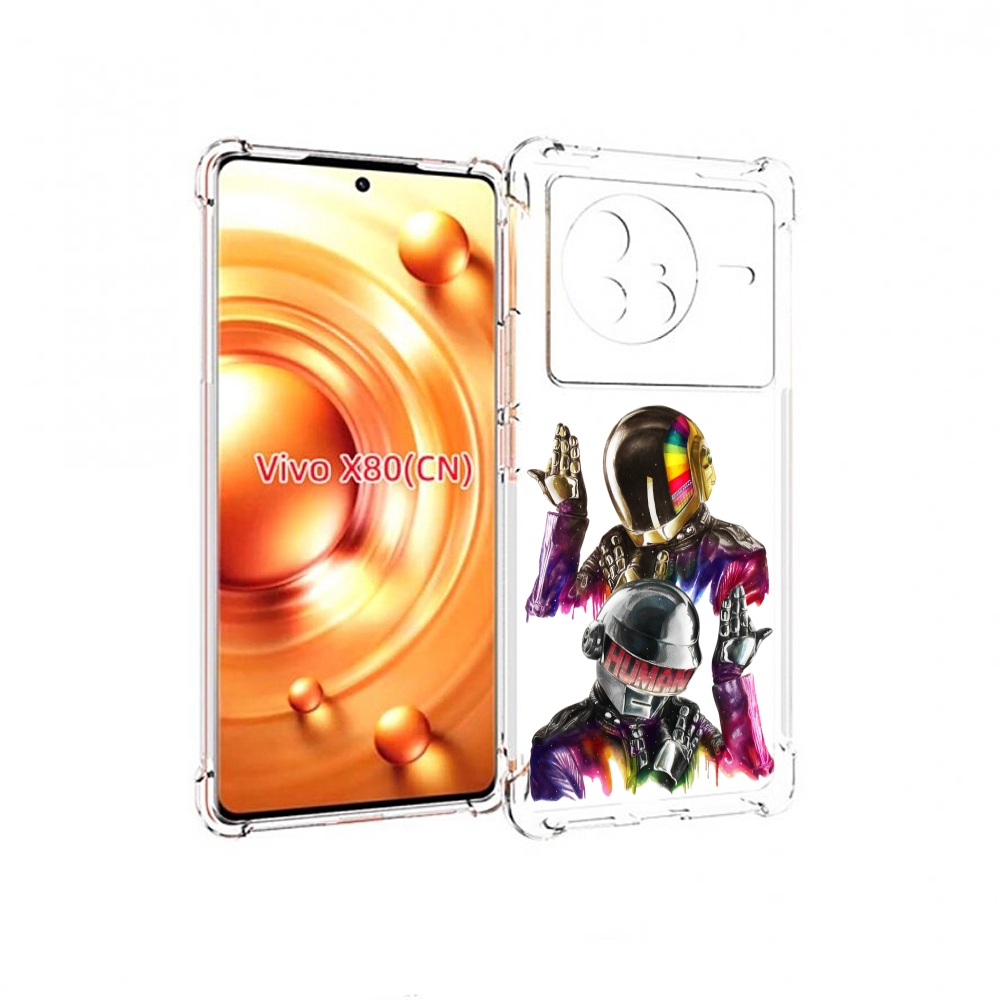 

Чехол Mypads Диско Космонавты Для Vivo X80, Прозрачный, Tocco