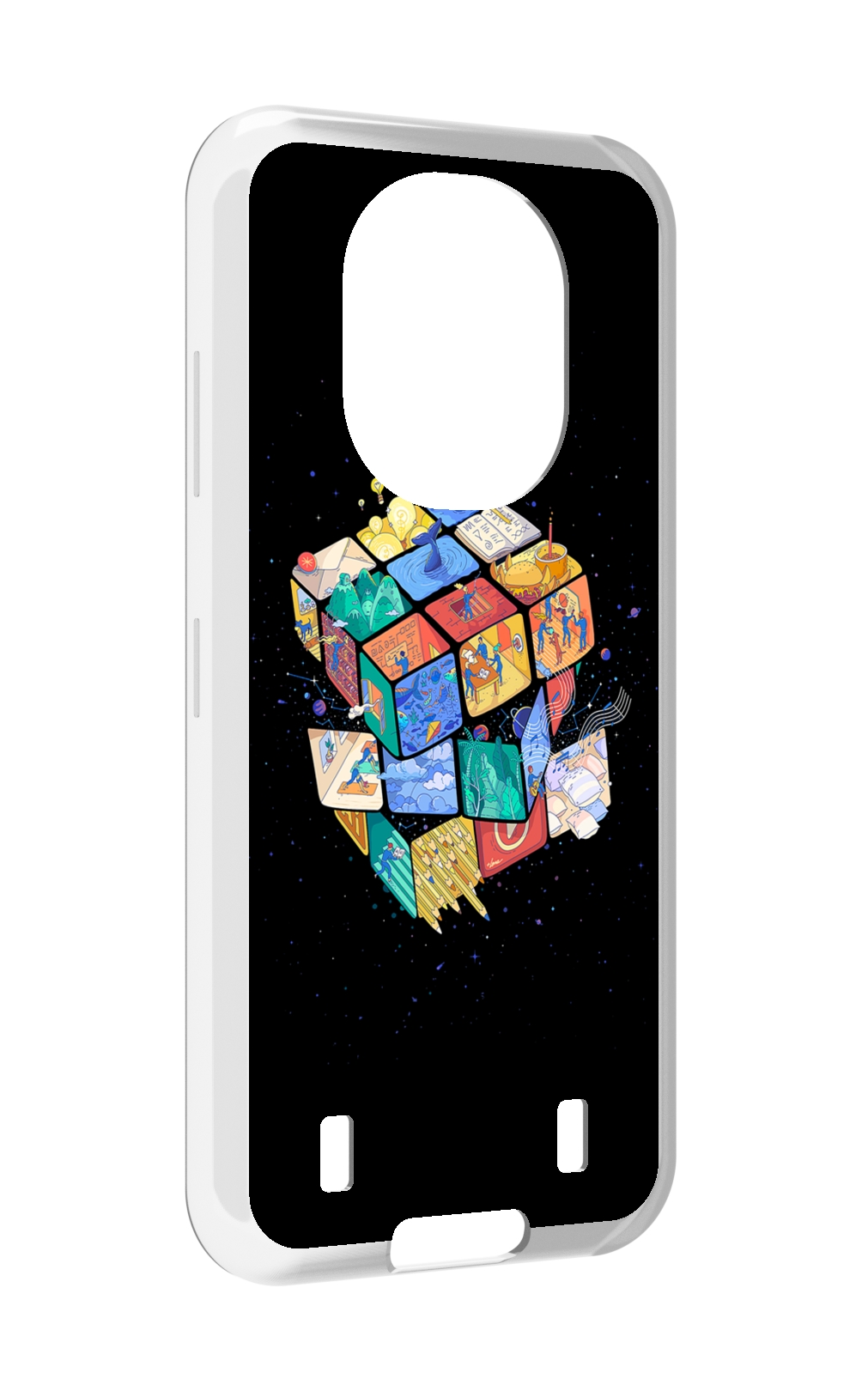 

Чехол MyPads Кубик-Рубика для Oukitel WP16, Прозрачный, Tocco