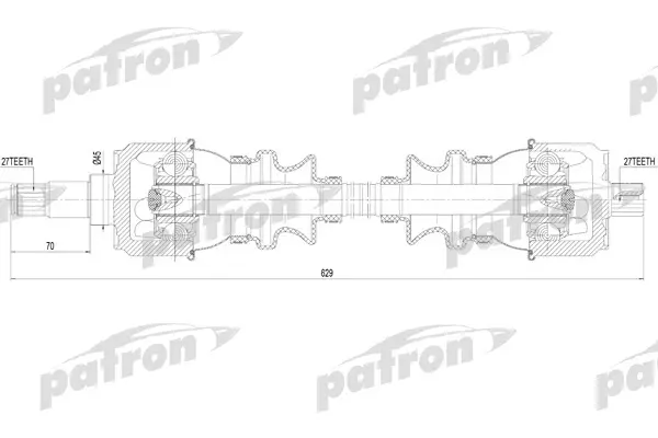 

Приводной вал PATRON PDS1092