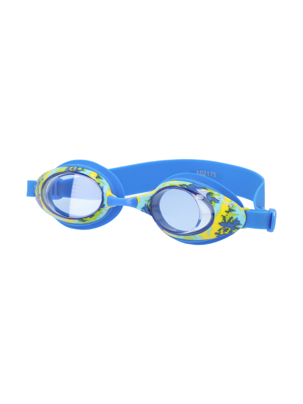 Очки для плавания детские Joss Rainbow Kids' swimming goggles, light blue/yellow