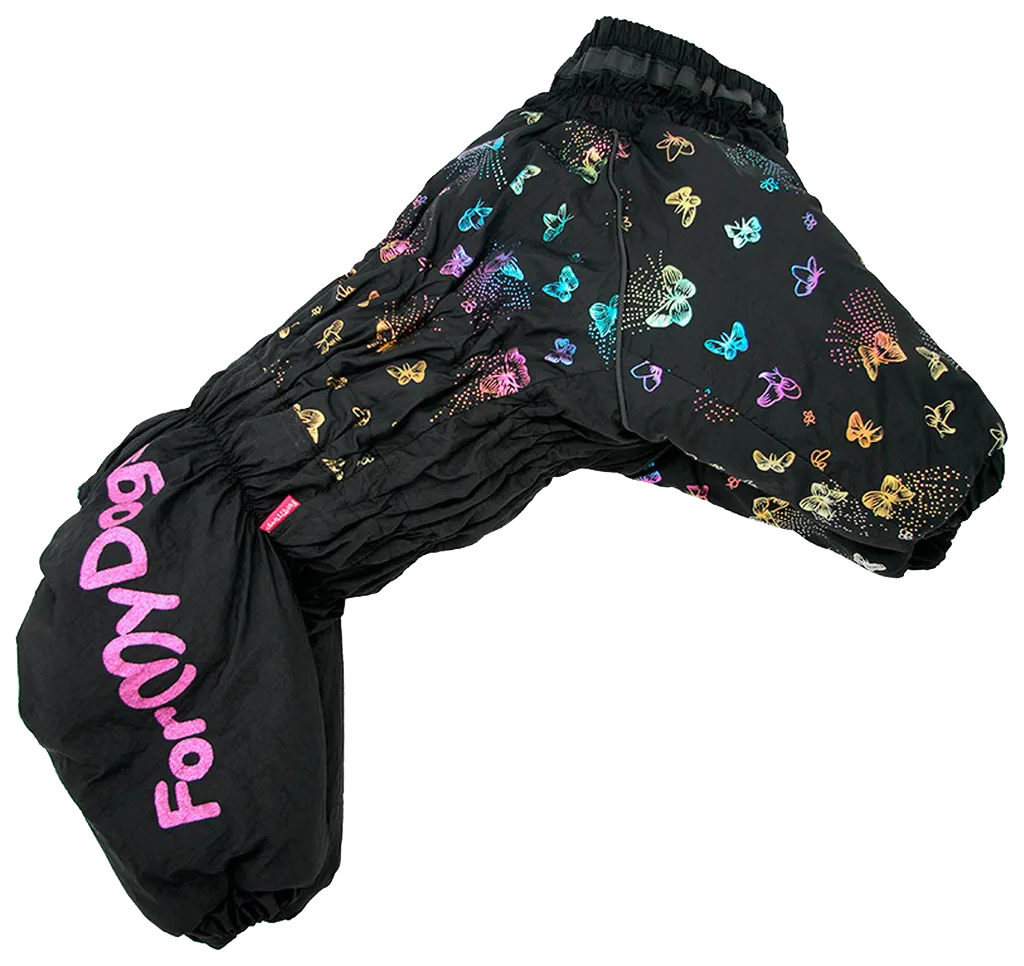 

Комбинезон для собак For My Dogs Бабочки FW1120-2021 F () для девочек черный, 4616674123806