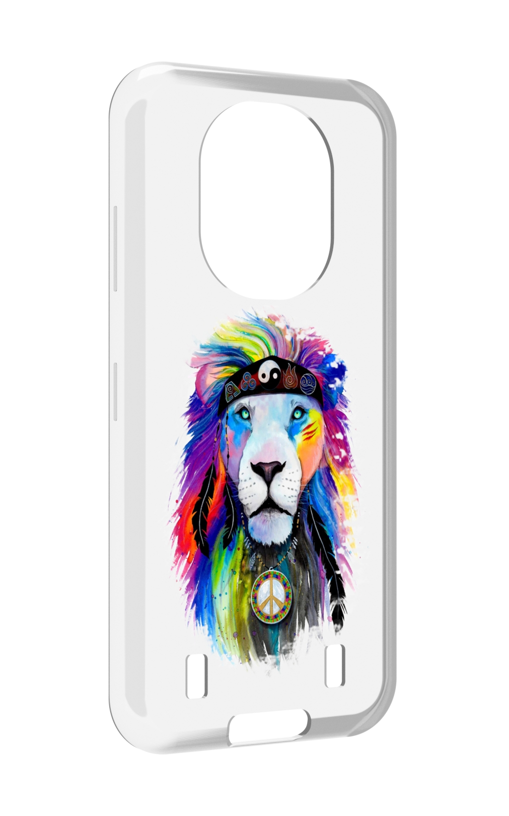 

Чехол MyPads Лев 3 для Oukitel WP16, Прозрачный, Tocco