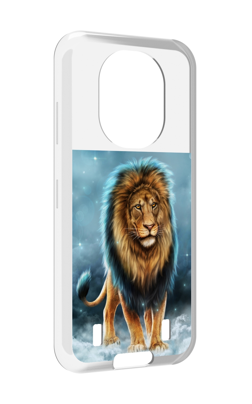 

Чехол MyPads Лев-в-тумане для Oukitel WP16, Прозрачный, Tocco