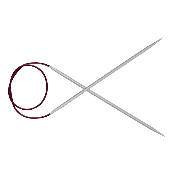 

Спицы для вязания Knit Pro круговые, алюминий Basix Aluminum 3,5мм, 150см, арт.45364, Серый, Basix Aluminum