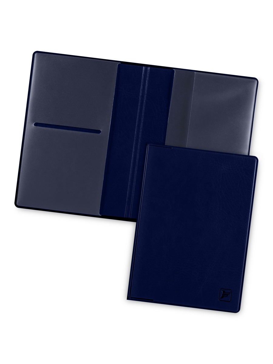 Обложка для паспорта унисекс Flexpocket KOP-05/Темно-синий