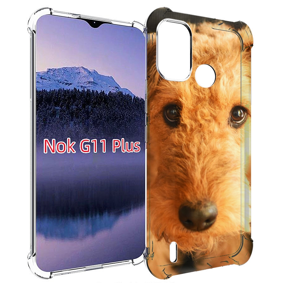 

Чехол MyPads эрдельтерьер для Nokia G11 Plus, Прозрачный, Tocco