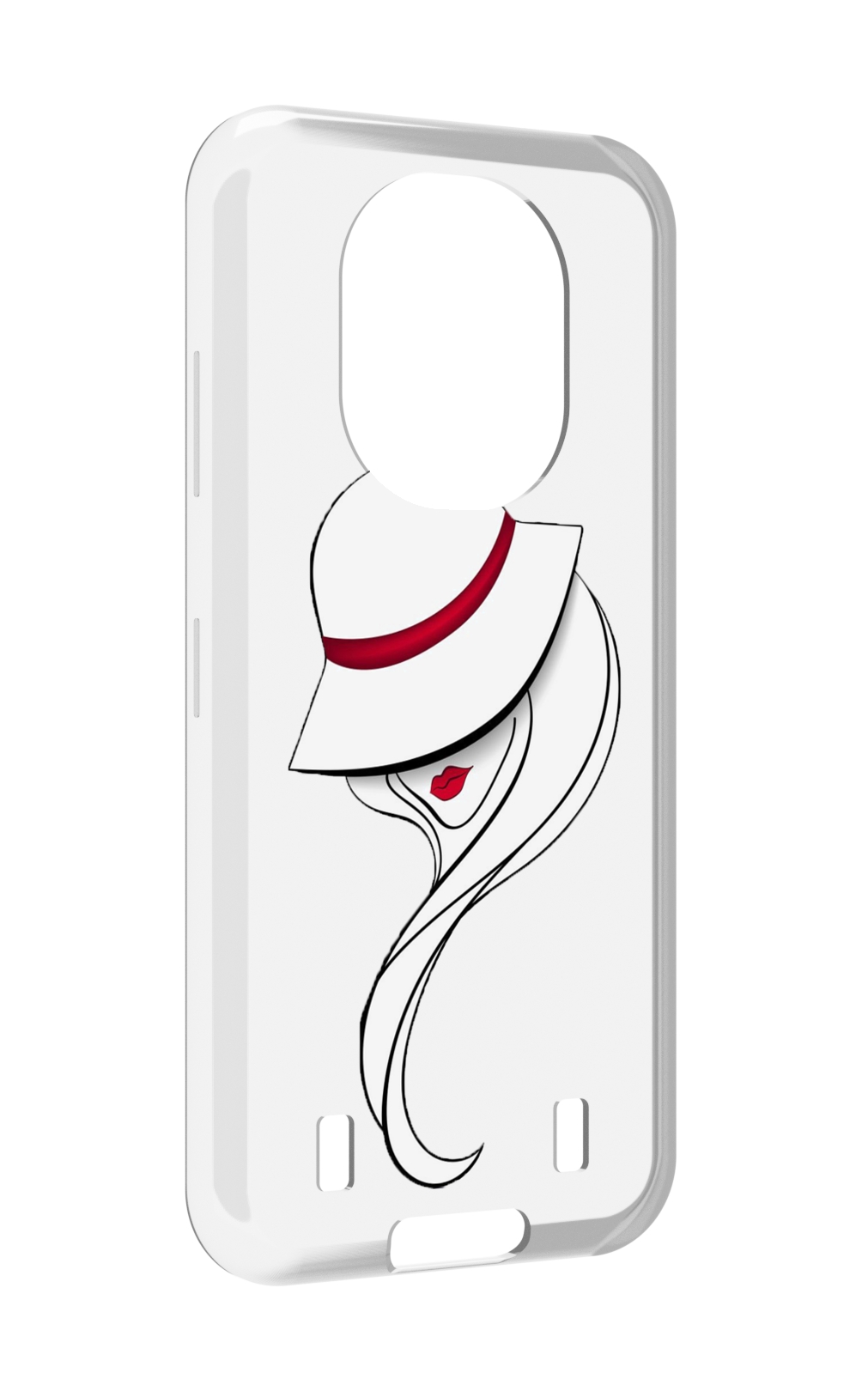 

Чехол MyPads Лого женский для Oukitel WP16, Прозрачный, Tocco