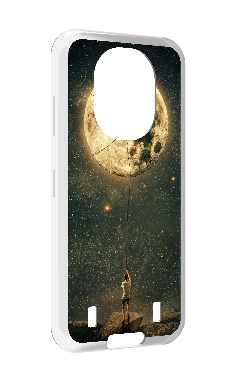 

Чехол MyPads Луна-светит для Oukitel WP16, Прозрачный, Tocco