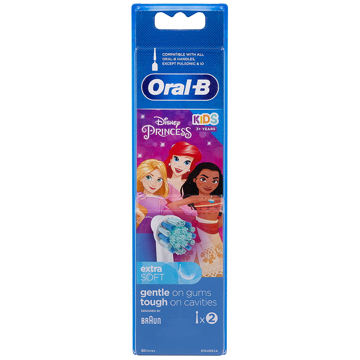 Насадки Braun Oral-B Kids Disney Princess детские, 2 шт.